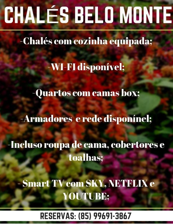 Chale Suico - Chales Belo Monte - Sitio Belo Monte Pacoti Zewnętrze zdjęcie